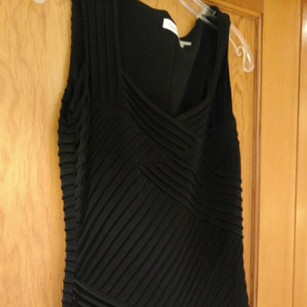 Calvin Klein Little Black Dress NWOT size 10 stretch